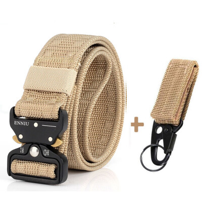 

Elastic Canvas Concave-Convex Tactical Belt Men Military Designer Army Belts For Jeans Pants Casual Nylon Strap Long Waist Belt