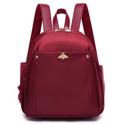 

Women fansbackpacks with shoulder bags with personality Korean version canvas bees anti-theft portable bag travel backpack tide