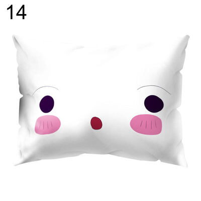 

Cute Facial Expression Pillow Case Cushion Cover Sofa Bed Car Cafe Office Decor