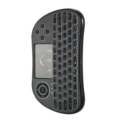 

24GHz RGB Colorful Backlit Wireless Keyboard with Touchpad Mouse Remote Control for Android TV BOX HTPC PC
