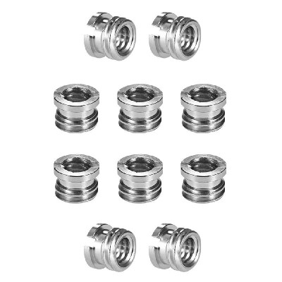 

10pcs 14"-20 to 38"-16 Reducer Bushing Convert Screw Adapter for Tripod Monopod Ballhead LED Light Stand DSLR Camera