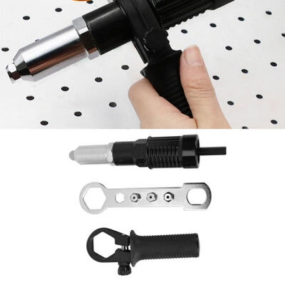 

Greensen Electric Rivet Nut Gun Adaptor Drill Adapter Riveting Tool Riveting Gun Conversion Head