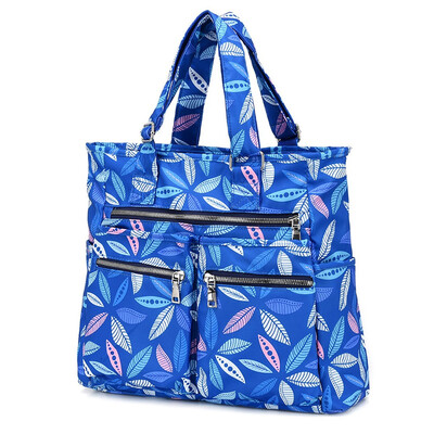 

Tailored Fashion Womens Simple Style Zipper Large Capacity Nylon Shoulder Bag Travel Bag