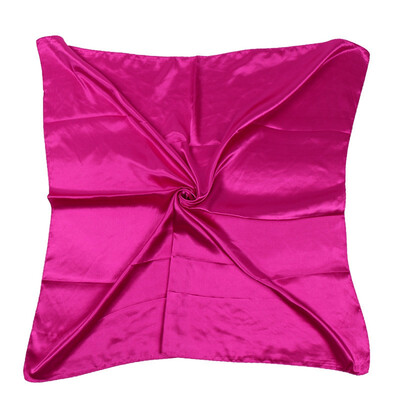 

Fashion Faux Silk 90 Cent Solid Square Scarf 2019 New Solid Office Ladies Hijab Wraps And Headband Muslim Crumpled Scarves Femme