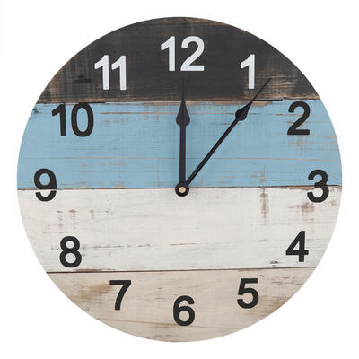 

Greensen Retro Wall Clocks Round Bedroom Living Room Digital Dial Mute Metal Home Decoration 40cm