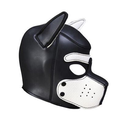 

Halloween Sexy Cosplay Puppy Mask Dog Full Soft Head Mask Prop Padded Rubber Puppy Play Mask For Masquerade