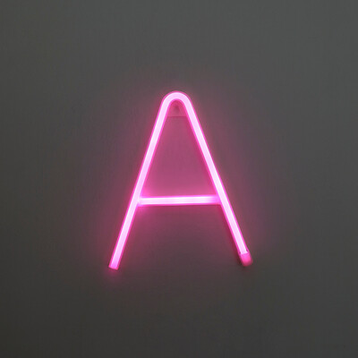 

〖Follure〗LED Letter Lights Light Up Plastic Letters Standing Hanging Warm Pink Light