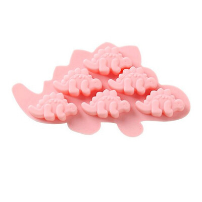 

Cute Cartoon Dinosaur Shape Chocolate Ice Grid Mold Silicone Cake Jelly Cookies Soap Mould Baking Tools