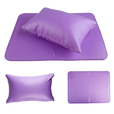 

Toponeto Nail Set Hand Pillow Wrist Pillow Sponge Leather Folding Hand Pillow Pad