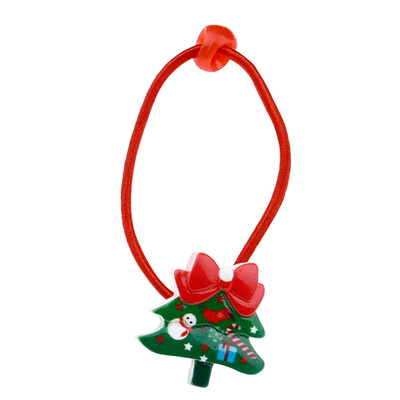 

8 P cs Merry Christmas Hair Elastic Bands Santa Claus Hair Accessories Bow Animals Headband Rubber Ropes Ties Girls Gift