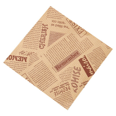 

100Pcs Set Home Sandwich Baking Food Grade Wax Paper Wrappers Bread Oil-Paper Grease-Proof