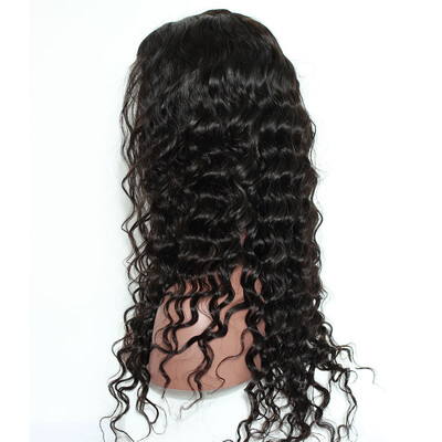 

Dolago virgin Loose Wave 360 Lace Frontal Wig Pre Plucked With Baby Hair 180 Density european Lace Front Human Hair Wigs