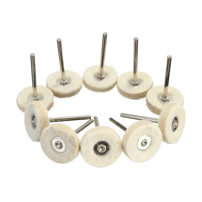 

〖Follure〗Handle Wool Wheel Polishing Head with Handle Polishing Wheel Grinding Head