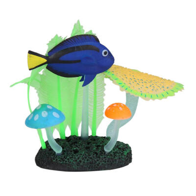 

Fish Tank Simulation Silicone Luminous Aquatic Coral Fake Underwater Plants