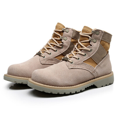 

Army boots leather Martin boots mens boots desert boots mens high help tool shoes Martin War wolf boots outdoor couple military shoes women