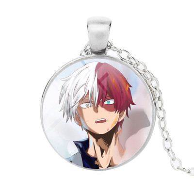 

26 Styles For You Choose Anime Boku No My Hero Academia Katsuki Deku All Might Cabochon Necklace Unisex Jewelry