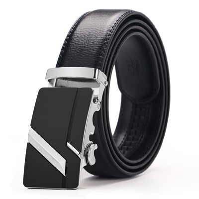 

New Arrival Genuine Leather Belts For Men Automatic Male Belts high quality automatic buckle belts silver gold