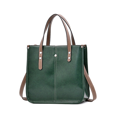 

Bag girl autumn&winter simple handbag Korean version slanted retro chic bucket bag temperament shoulder bag