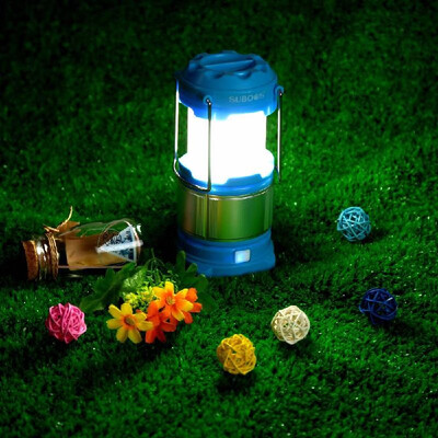 

Rechargeable Outdoor Camping Lantern Tent Super Bright LED Light & USB Power Bank 2 Battery Options