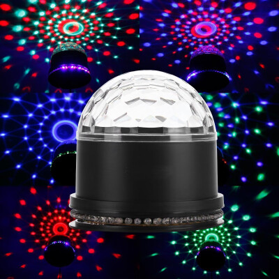 

〖Follure〗Party Lights Muliti Color Changes Sound Actived Auto RGB Mini Rotating Magic