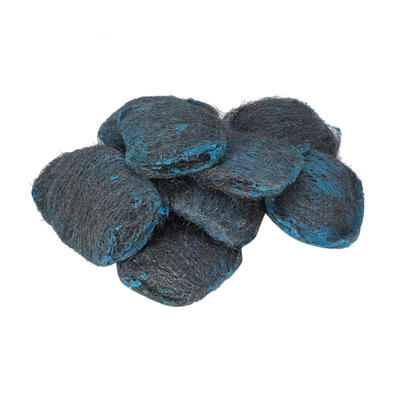 

Greensen 10pcs Steel Wool Soap Pads Kitchen Cleaning Scouring Ball
