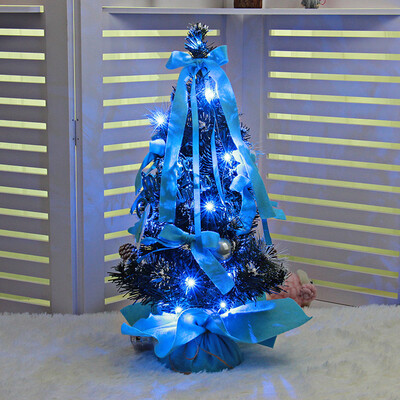 

〖Follure〗LED Artificial Tabletop Mini Christmas Tree Decorations Festival Miniature Tree