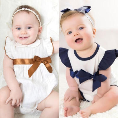 

Cute Newborn Baby Girl Sleeveless Romper Jumpsuit Outfits Clothes