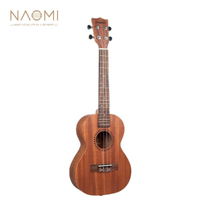 

NAOMI 26 Inch Ukulele Sapele Topboard Rosewood Fretboard&Bridge Nylon Strings Musical Instrument Toy Guitar Ukeleles for Begin