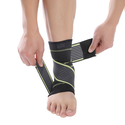 

1pc Ankle Support Adjustable Compression Foot Heel Cover Protective Wrap Fitness Sportswear