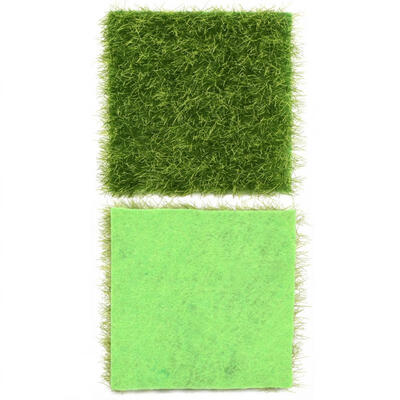 

Greensen 10Pcs Garden Home Plastic Crafts Micro Landscape Ornaments Simulated turf 7575cm