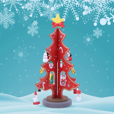 

Tailored Creative DIY Wooden Christmas Tree Decoration Christmas Gift Ornament Toy