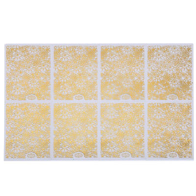 

3D Nail Sticker Flower Metalic Paste Beauty Nail Art Adhesive Sticker Decor