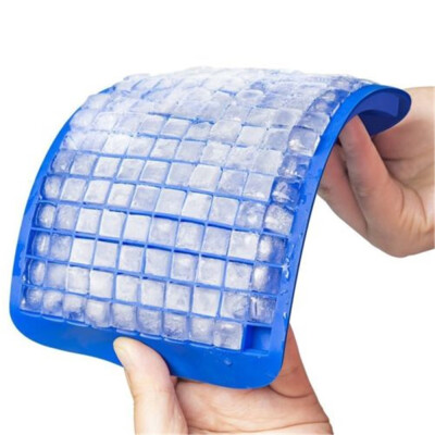 

160 Grid Squares Mini Small Food Grade Silicone Ice Cube Tray