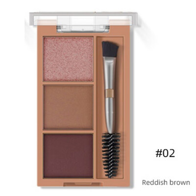 

Long-lasting Waterproof Make Up Eyebrow Shades Powder 3 Color Eye Shadow Brow Makeup Palette Pigmented Matte Eyeshadow Pallete