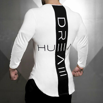 

Fashion Mens Slim Fit O Neck Long Sleeve Muscle Tee T-shirt Casual Tops Blouse