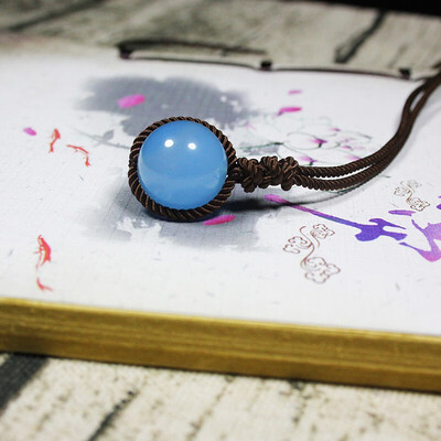

FW Natural agate necklace jade clavicle chain female style pendant