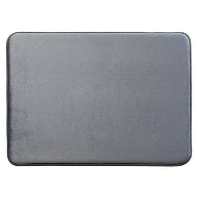 

Bath Mat Toilet Rug Memory Foam Soft Flannel Floor Rug Non Slip Water Absorbent Door Mat Bathroom Rug Carpet