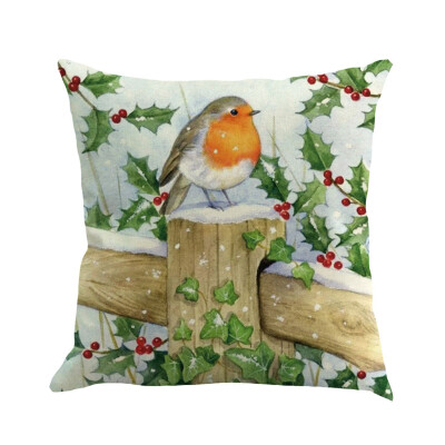 

Tailored Christmas Pillow Cover Pillowcases Decorative Sofa Cushion Cover 45x45cm