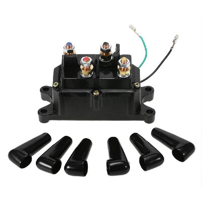 

12V solenoid relay contactor winch rocker switch thumb for ATV UTV universal kit