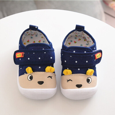 

Cartoon Baby Shoes Newborn Autumn Polka Dot Cartoon Cute Baby Boy Girl Shoes First Walkers Sounds Princess Shoes