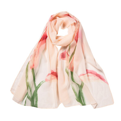 

Gobestart Fashion Women Flower Printing Long Soft Wrap Scarf Shawl Scarves