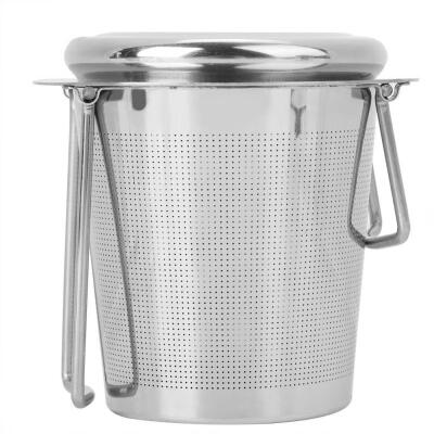 

Greensen Stainless Steel Mesh Tea Infuser Metal Cup Strainer Foldable Filter With-Lid