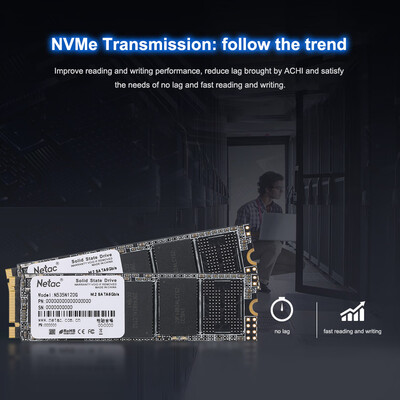

Netac N535N M2 2280 SSD SATAIII 6Gbs 240GB PCIe Gen3 3D MLCTLC NAND Flash Solid State Drive