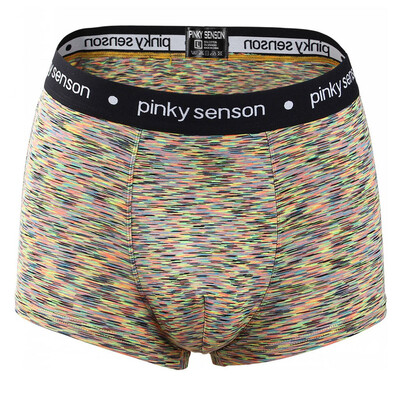 

Tailored Mens Sexy Underwear Transparent Through Shorts Hot Stripe Print Underpants