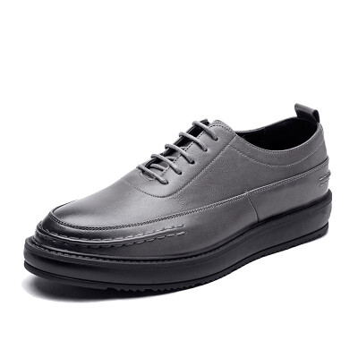 

New formal business casual shoes England retro thick-soled tide shoes round head lace-up shoes 12999-D