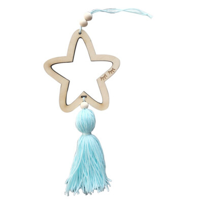 

ordic Style Wooden Star Wind Chimes Kid Home Decoration Accessories Art Wall Hanging For Girls Living Room Toddler DreamCatcher