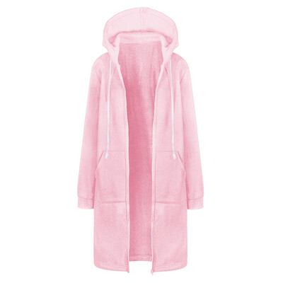 

Women Plus Size Warm Hoodie Casual Loose Sweatshirt Coat Velvet Fashion Outwear