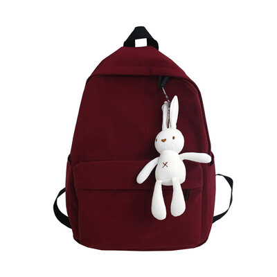 

Japanese ancient schoolbag female simple 100 tide college students waterproof&portable travel backpack ins shoulder bag