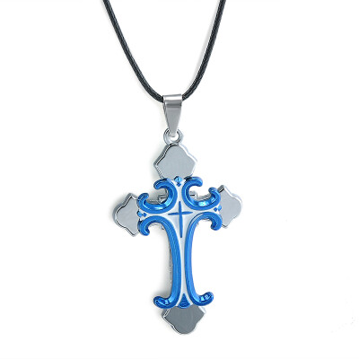 

Hot Fashion Cool Mens Cool Stainless Steel Layer Cross Pendant Necklace Accessories Jewelry Gift