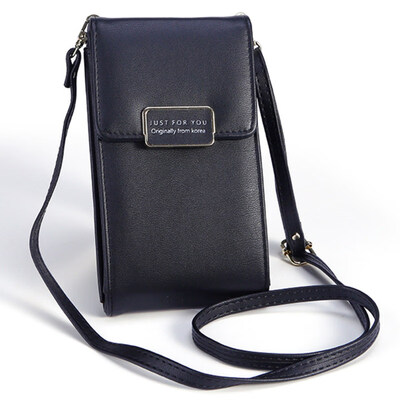 

Fashion Faux Leather Womens Casual Phone Card Pouch Purse Small Crossbody Bag
